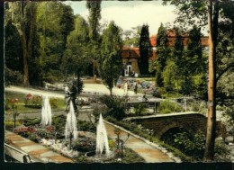 Bad Salzuflen Rosenhang Brücke Personen 10.6.1958 - Bad Salzuflen