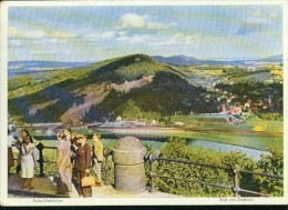 Porta Westfalica Restaurant Am Kaiser-Wilhelm-Denkmal Inh. Geschw. Schmidt 50er - Porta Westfalica