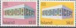 1969 - Islanda 383/84 Europa - Ungebraucht