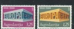 1969 - Jugoslavia 1254/55 Europa ---- - Neufs