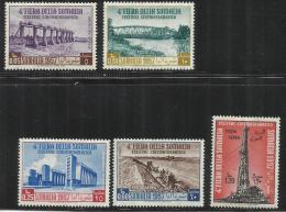 SOMALIA AFIS 1957 4a FIERA SOMALA SERIE COMPLETA 4TH FAIR COMPLETE SET  MNH - Somalie (AFIS)