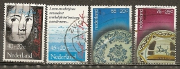 Pays-Bas Netherlands 1978 Poterie Etc Serie Complete Obl - Gebruikt