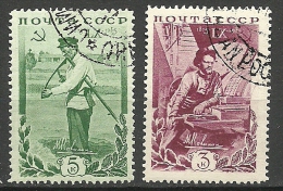 RUSSLAND RUSSIA Russie Sowjetunion 1935 M. Kalinin Michel 532 - 533 O - Gebraucht