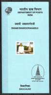 INDIA, 2003,  Birth Centenary Of Swami Swaroopanandji, (Patriot And Spiritual Teacher), Brochure - Covers & Documents