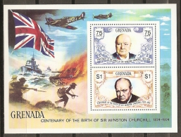 CELEBRIDADES/WINSTON CHURCHILL - GRENADA 1974 - Yvert #H34 - MNH ** - Sir Winston Churchill