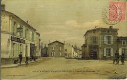 CPA  CHATEAUNEUF, Place Du Plaineau, Hôtel De France  8328 - Chateauneuf Sur Charente