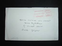 LETTRE ETIQUETTE DE GUICHET S1 94855? à 0220 Du 29.09.87 ORMESSON S/MARNE (94 VAL DE MARNE) - Briefe U. Dokumente