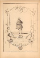 Sacre De Louis Xv-le Prince Charles De Lorraine Grand Ecuyer De France-gravure En Photocollographie - Storia
