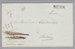 Heimat BE Bern 1843-05-30 Langstempel Brief Nach Freiburg - ...-1845 Voorlopers