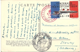 CENTENAIRE C.G.TRANSATLANTIQUE. LE HAVRE 1955 - Autres & Non Classés