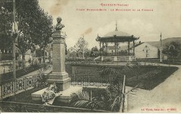 GRANGES VOSGES PLACE ETIENNE SEITZ LE MONUMENT ET LE KIOSQUE ED. WEICK N°9961 ECRITE 1916 - Granges Sur Vologne