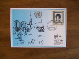 Nations-Unies: Carte-maximum De 1991-40ème Anniversaire De L'administration Postale Des Nations-Unies - Maximumkarten