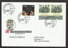 Portugal 2013 Missions Laïques En Afrique Abilio Marçal Lettre Recommandée Secular Missionaries In Africa R Cover - Postal Logo & Postmarks