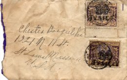 Poland Old Cover Mailed To USA - Cartas & Documentos