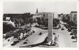 San Antonio TX Texas,  Alamo Plaza, Street Scene, Auto, C1930s/40s Postcard - San Antonio