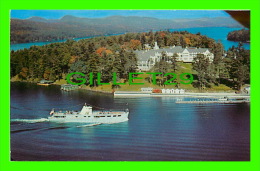 LAKE GEORGE, NY - SHIP, MV TICONDEROGA - SAGAMORE HOTEL - - Lake George