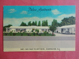 Clearwater,FL--Deluxe Apartments--cancel 1956--PJ163 - Clearwater