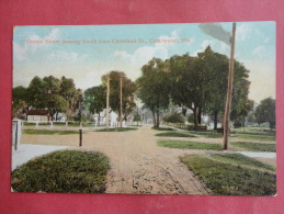 Clearwater,FL--Osceola Street--cancel 1911--PJ163 - Clearwater