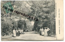 - MARSEILLE - Villa Bois Fleury- St.-TRONC, Grand Allée, Belle Animation, Rare, 1909, Scans. - Südbezirke, Mazargues, Bonneveine, Pointe Rouge, Calanque-Felsen