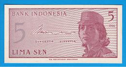 INDONESIA -  5 Sen 1964 SC  P-91 - Indonésie