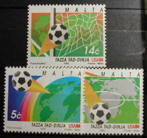 MALTA 1994  - WORLD CHAMPIONSHIP FOOTBALL USA 94 - YVERT Nº 908-910 - 1994 – États-Unis