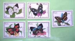 Cuba 2000 Butterflies MINT - Unused Stamps
