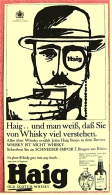 Reklame Werbeanzeige  -  Haig  Old Scotch Whisky  -  Und Man Weiß, Daß Sie Von Whisky Viel Verstehen - Von 1965 - Alkohol