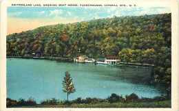 209755-New York, Catskill Mountains, Switzerland Lake, Showing Boat House, Fleischmanns, Eagle Post Card Co No 130767 - Catskills