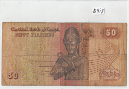 Billets - B928-  Egypte   - Billet  50 Piastres ( Type, Nature, Valeur, état... Voir 2 Scans) - Egypte