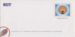 India  NIIT  Computer Litracy Day  Sponsored  5R  Pre Paid Postal Stationary Envelope Scarce # 49909 - Briefe