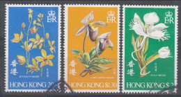 Hong Kong 1977 Scott 342-4 Orchids CTO - Oblitérés