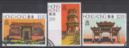 Hong Kong 1980 Scott 361-3 Rural Architecture CTO - Ungebraucht