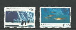 1990 Australian Soviet Co-Operation In Antarctia As Issued Complete MUH SG Cat 1261/1262  In 2009 SG Cat Value Here - Nuovi