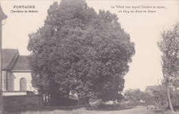 ¤¤  -   FONTAINE   -  Le Tilleul Sous Lequel Turenne Se Reposa En 1674 En Allant En Alsace  -  Arbre  -   ¤¤ - Fontaine