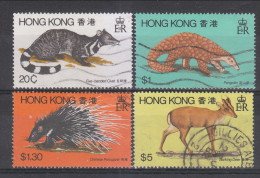 Hong Kong 1982 Scott 384-7 Animals Used - Ongebruikt