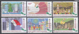 Hong Kong 1990 Scott 578-82 Christmas Used - Nuovi