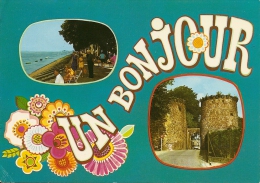 SAINT VALERY Sur SOMME (80) Plage Des Bains De La Ville - Tours Jeanne D´Arc (RARE Circulé 1980 Cf Détails 2scan) MW441 - Saint Valery Sur Somme