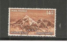 IrMi.Nr.229/  INDIEN - Mont Everest 1953  O, Gestempelt - Usati