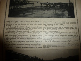 1910  Tout Sur Le CANAL De PANAMA ..nombreuses Descriptions Et Photos - Otros & Sin Clasificación