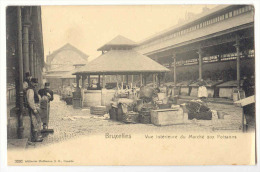 E2045 - Bruxelles - Vue Intérieure Du Marché Aux Poissons - Märkte