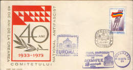 Romania-Marcophilie- First Simposion Of Maximaphily Bucharest 1974 And EUROMAX 1974 - Poststempel (Marcophilie)