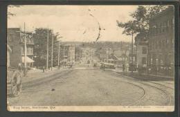 CANADA  KING STREET  , TRAM ,  SHERBROOKE  , OLD POSTCARD, O - Sherbrooke