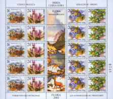 SERBIA And MONTENEGRO 2003 Flora Spring Heralds Sheet MNH - Ongebruikt