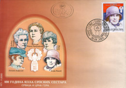 SERBIA And MONTENEGRO 2003 100th Anniversary Of Serbian Sisters’ Kolo FDC - Ungebraucht