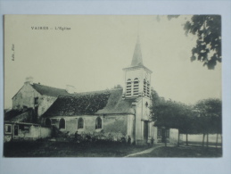 VAIRES SUR MARNE  ( 77 )  L'EGLISE  CPA - Vaires Sur Marne