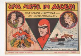 PFI/32 ALBI GRANDE AVVENTURE N.8 Serie UOMO MASCHERATO UNA NOTTE IN ALGERI Ed.Nerbini - Comics 1930-50