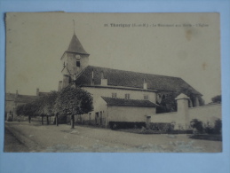 THORIGNY  ( 77 ) LE MONUMENT AUX MORTS L'EGLISE CPA - Vaires Sur Marne