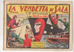 PFI/34 ALBI GRANDE AVVENTURE N.2 UOMO MASCHERATO LA VENDETTA DI SALA Ed.Nerbini 1946 - Comics 1930-50