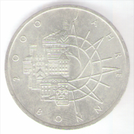 GERMANIA 10 DEUTSCHE MARK 2000 AG BONN JAHRE - Gedenkmünzen
