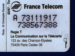 VARIÉTÉS FRANCE TÉLÉCARTE 1997  F725 970  SO3 ERICSSON COLL.HIST. 6  50 UNITÉ  UTILISÉE - Fehldrucke